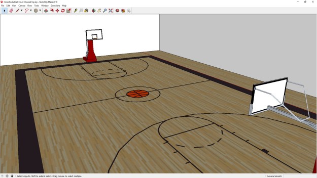 Basketball Court SketchUp
