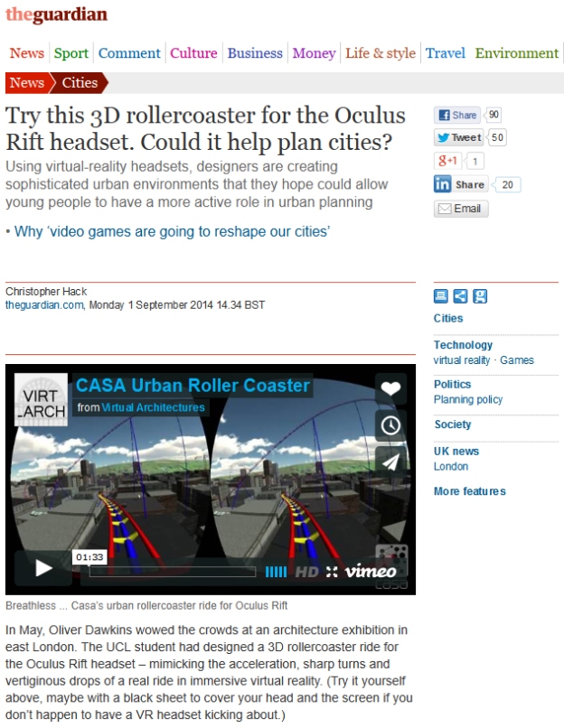 Virtual Architectures in the Guardian